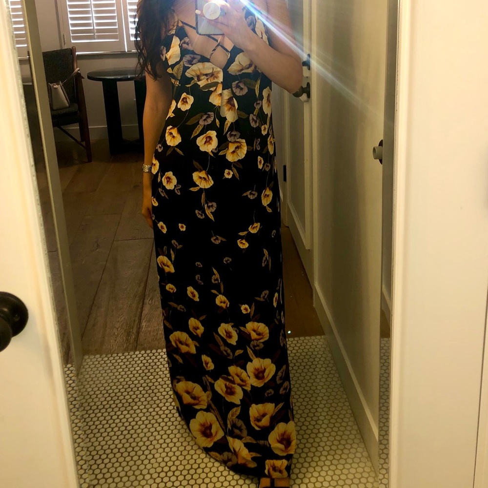 Floral maxi dress